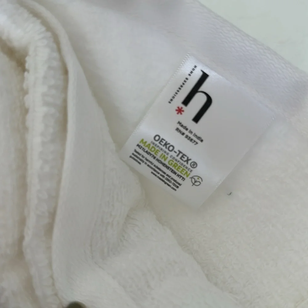 Home Expressions Quick Dry Solid White 2 Bath Towels 30in x 54in